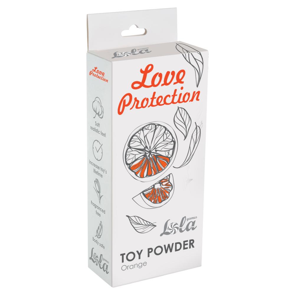 Пудра для игрушек ароматизированная Love Protection Orange 30g 1829-01Lola