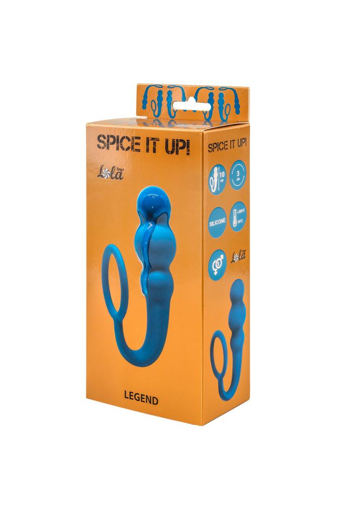Анальная пробка Spice it up Legend Aquamarine 8001-03Lola
