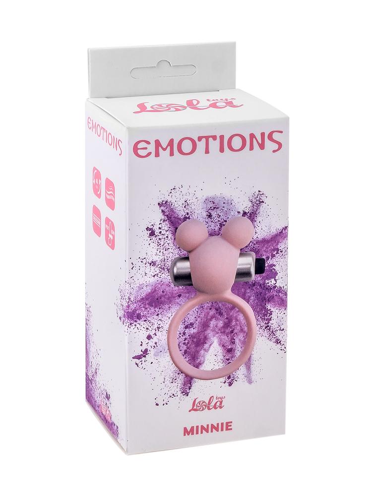 Эрекционное виброколечко Emotions Minnie Light pink 4005-02Lola