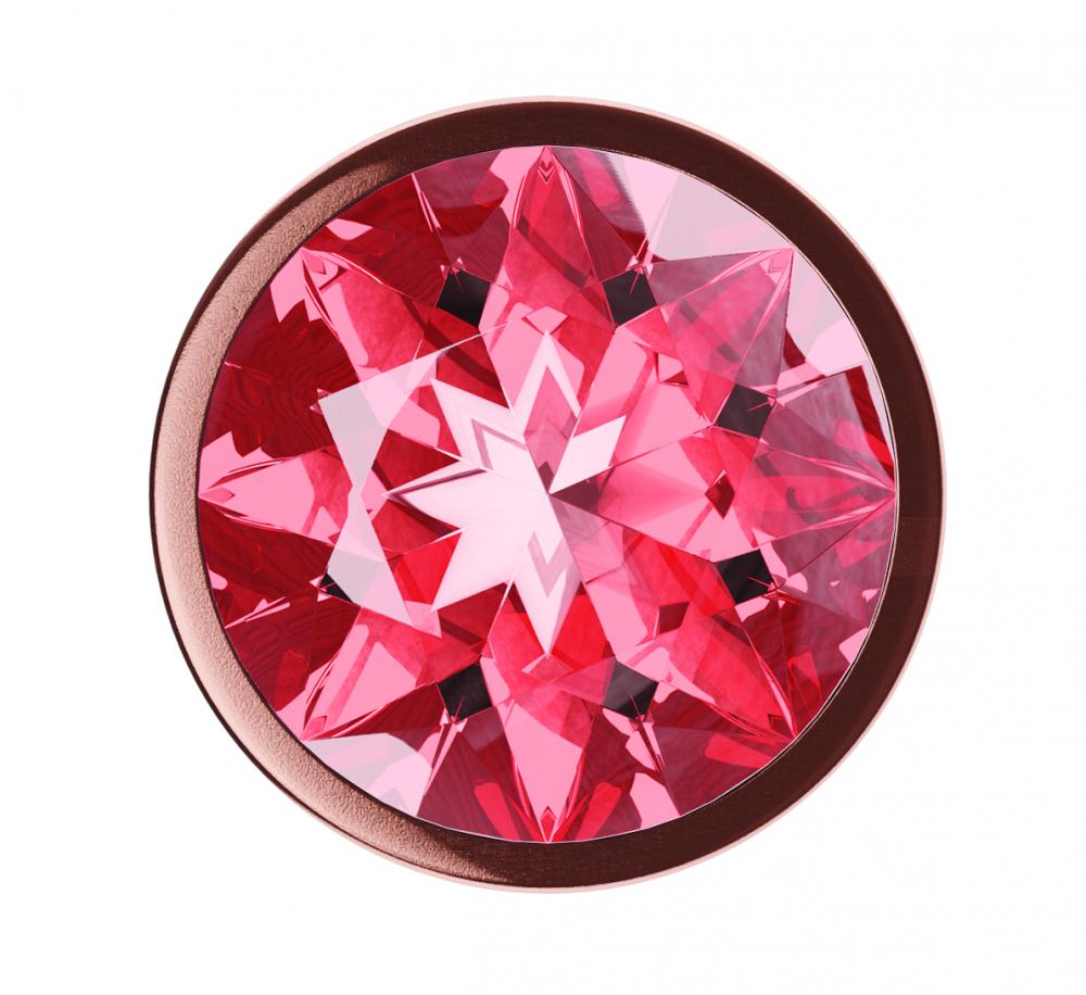 Анальная Пробка Diamond Ruby Shine S Розовое Золото 4024-01lola