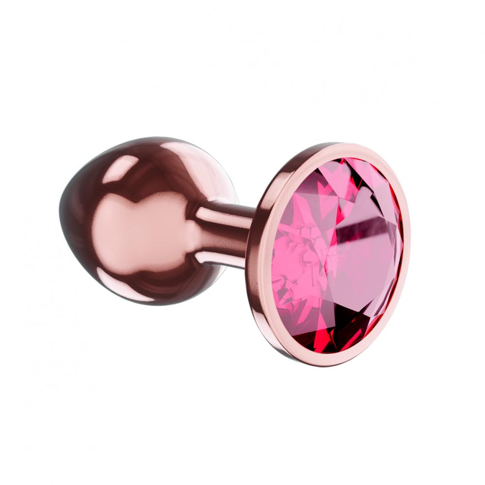 Анальная Пробка Diamond Ruby Shine L Розовое Золото 4024-02lola