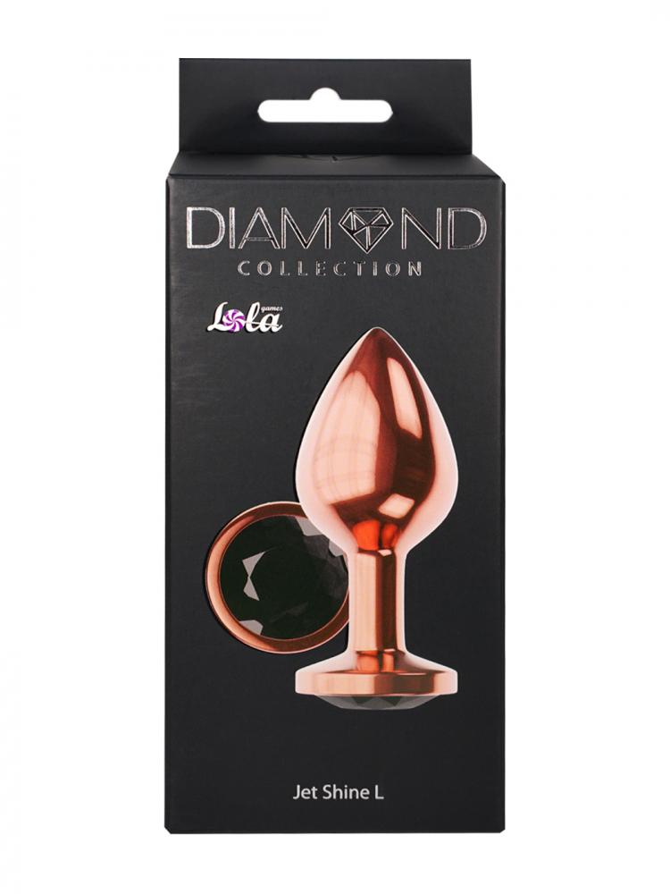 Анальная Пробка Diamond Jet Shine L Розовое Золото 4022-02lola